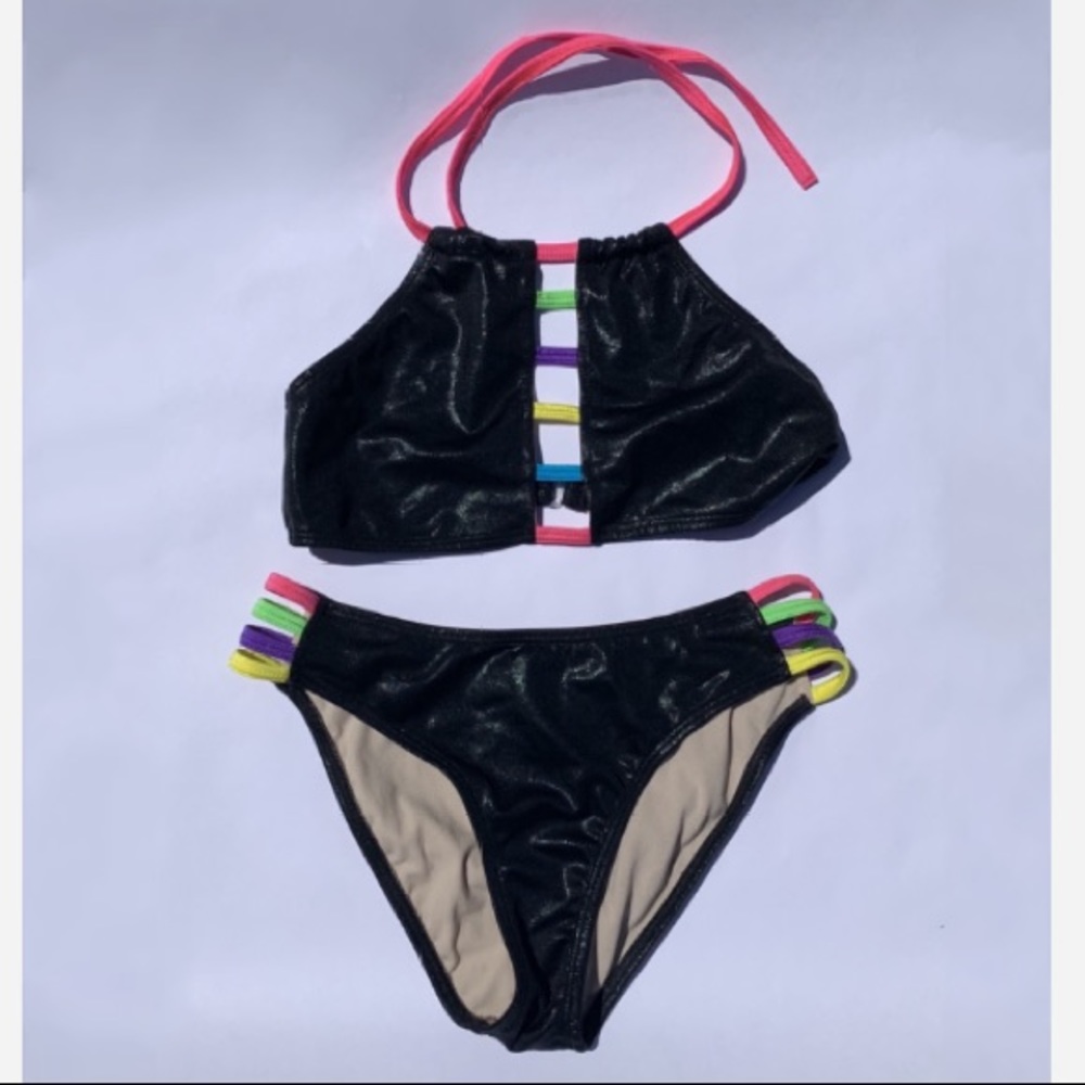 Random Hearts girls 2 piece swimsuit